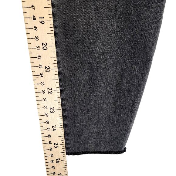 Spanx Gray Distressed Skinny Pull on Ankle Jean Size Small #594 - Picture 7 of 9